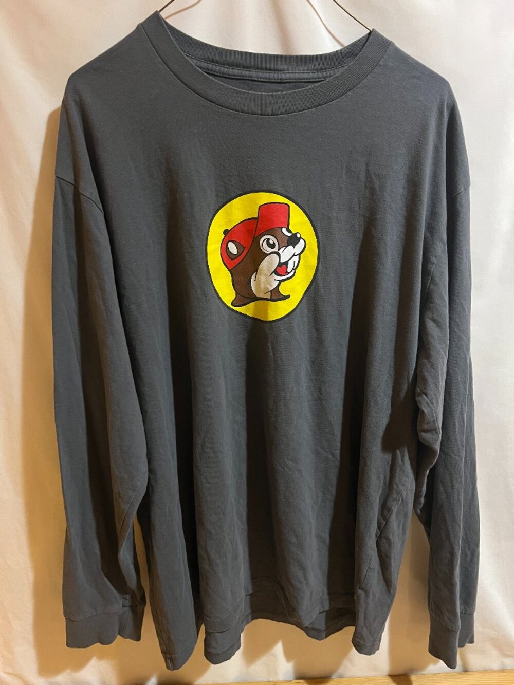 Buc-ee's Grey Long Sleeve Shirt Size XL Used Good Condition $20